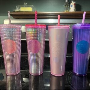Starbucks Colorful Tumbler Set